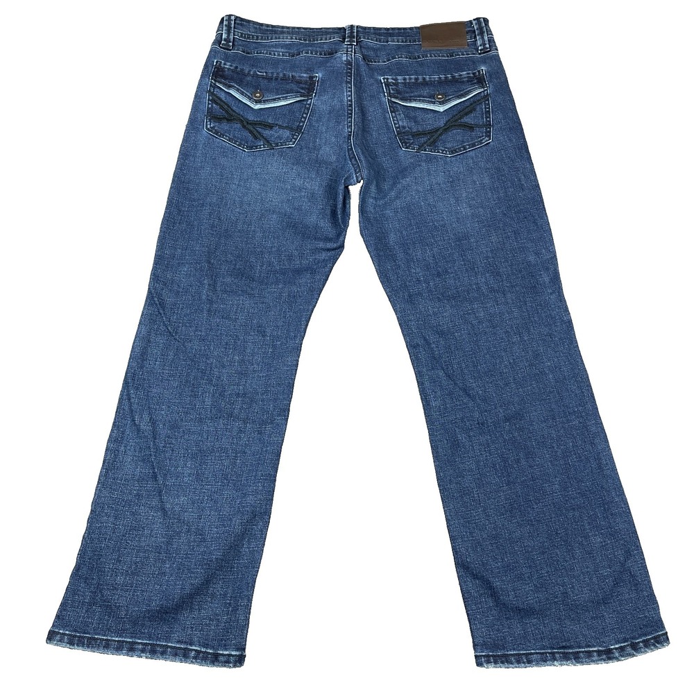 TK Axel Slim Boot Denim‎ Blue Jeans Men's 38x32 Wear Harder